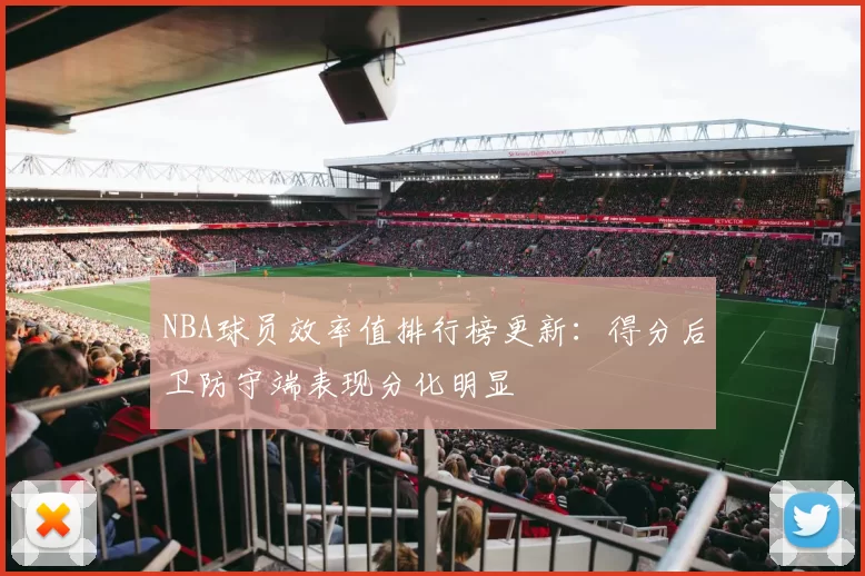 NBA球员效率值排行榜更新：得分后卫防守端表现分化明显